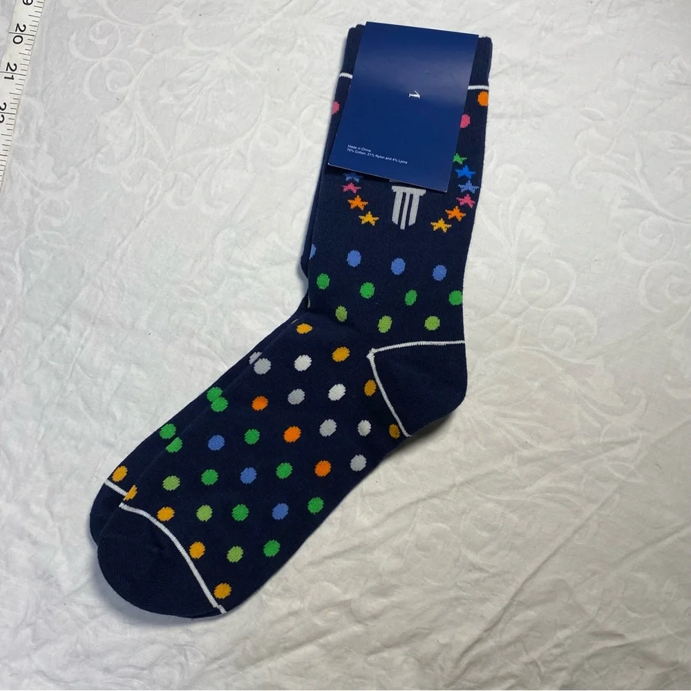 Centers for Academic Excellence DNI Community Government Polka Dot Socks Quirky